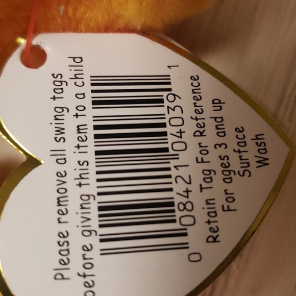 Vintage Pair Ty Beanie Babies Smoochy the Frog '97 & Seaweed the Otter '96 NWT - Picture 6 of 11